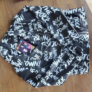 Girls faux leather jacket